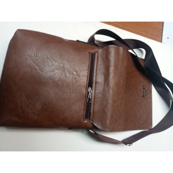 Jeep Buluo Brown Leather Crossbody bag - Picture 6 of 6